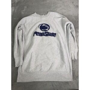 Vintage 90s Penn State Nittany Lions Sweatshirt Men's Size XL Gray